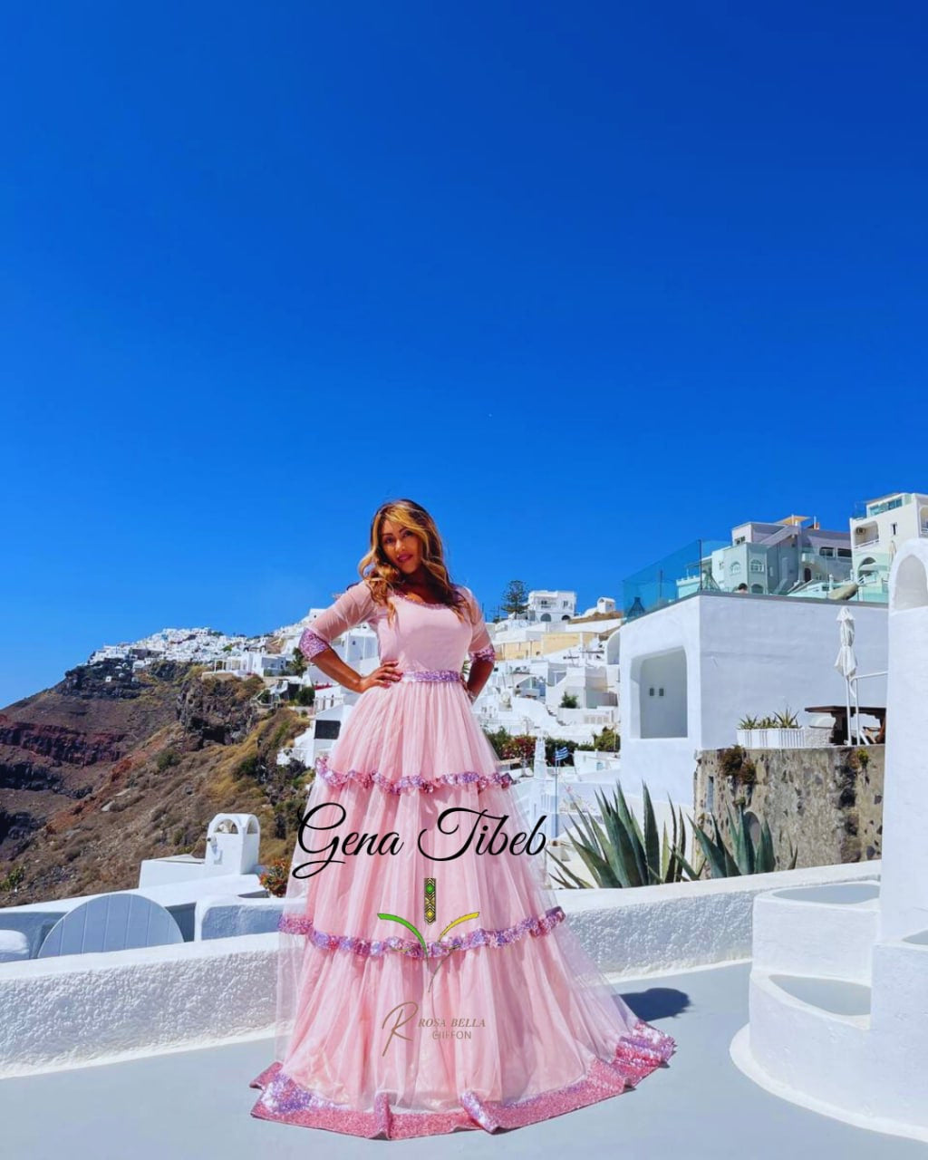 Crepe Pink Dress -50%