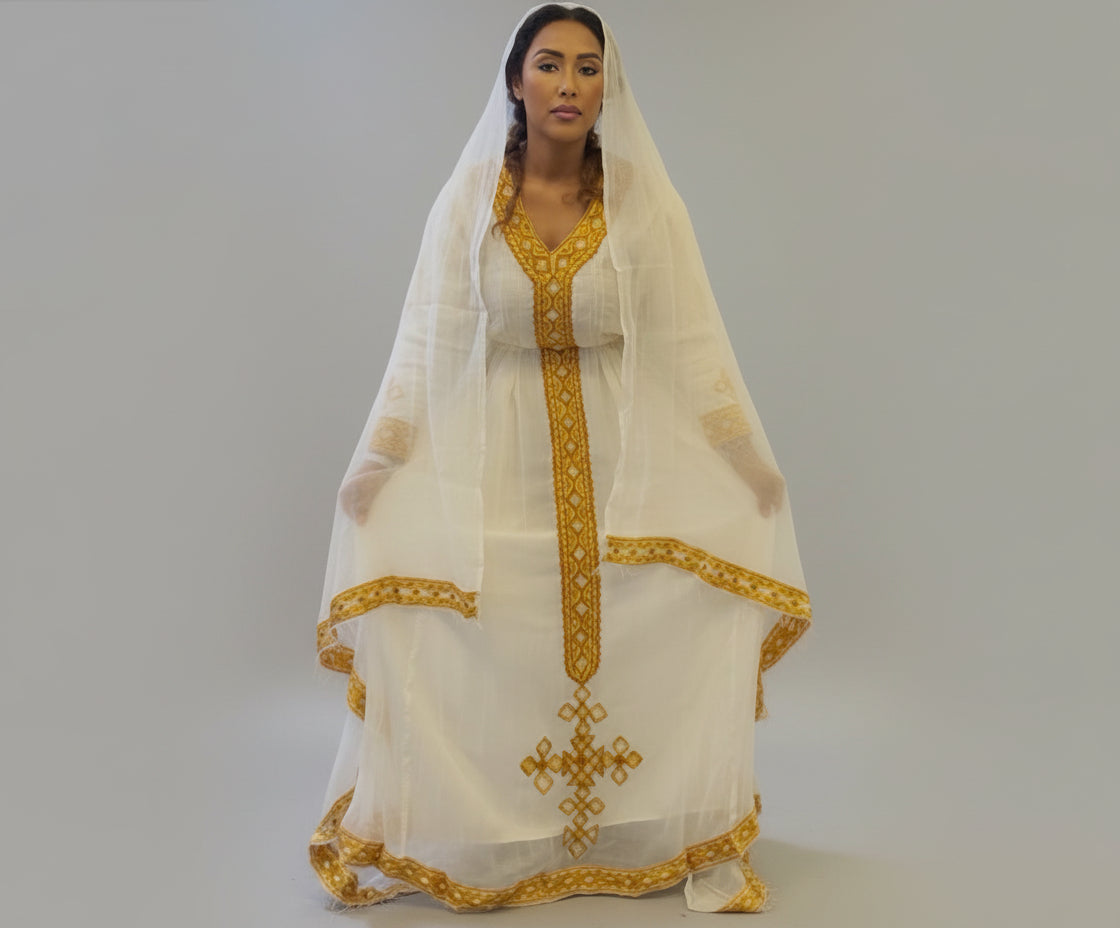 Our Genna Collection - Gold (Slim embroidery) Gena Tibeb Our Genna Collection - Gold (Slim embroidery) Gena Tibeb
