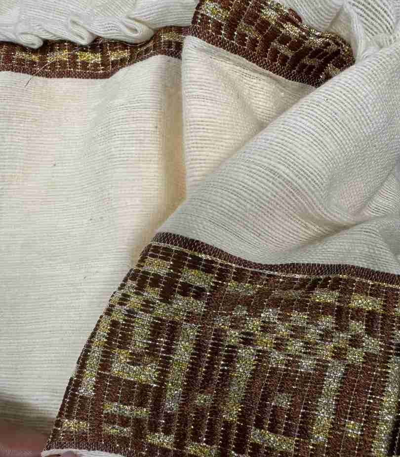 Ethiopian Traditional Dress - Tar and Gold