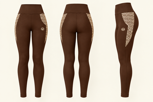 GT Activewear Leggings - Brown