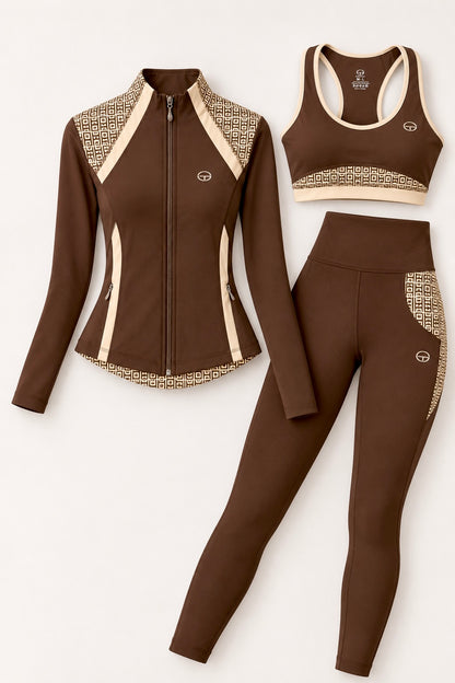 GT Activewear Leggings - Brown