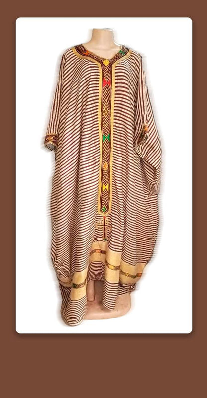 New Ethiopian Traditional Dress - Emerald